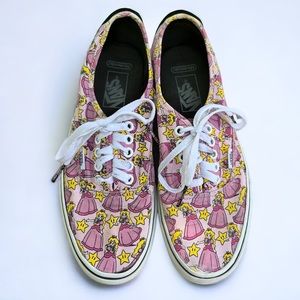 Vans x Nintendo Princess Peach Canvas Sneakers Sz Men’s 7.5 Women’s 9